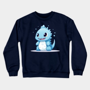 Cute blue Godzilla Crewneck Sweatshirt